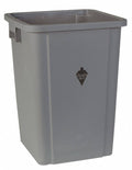 23 gal. Gray Plastic Trash Can Liners M487185