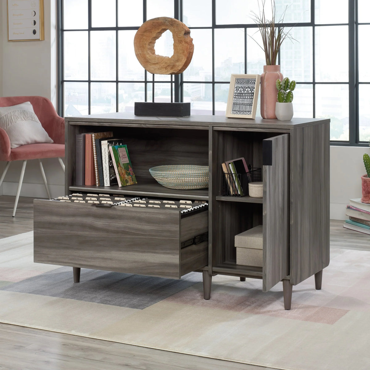 Engineered Wood Credenza T244077