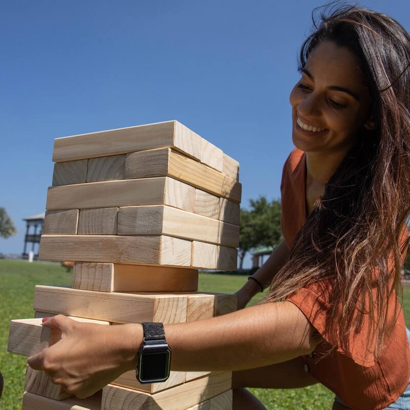 Giant Wooden Tumble Tower Game X759