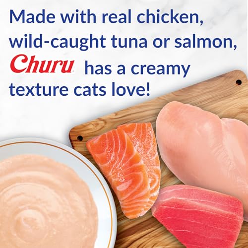 Chicken Creamy Cat Treat with Taurine & Vitamin E, 24 Tubes L814