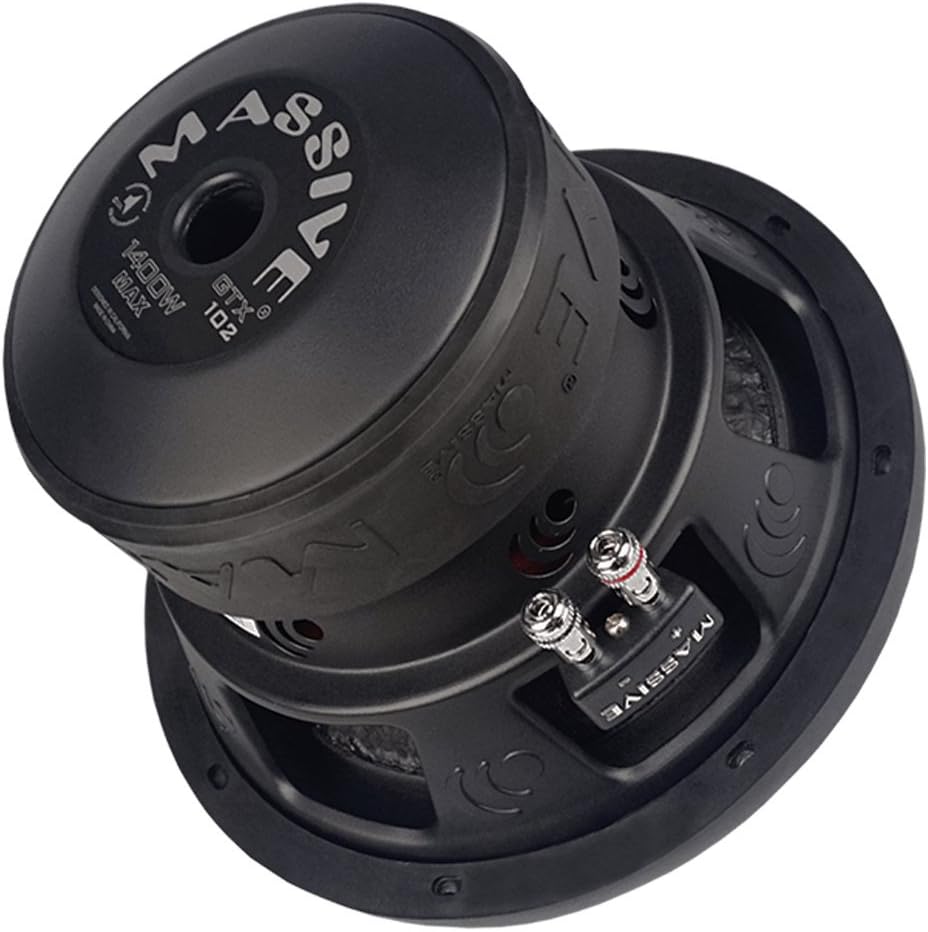 10 Inch Car Audio Subwoofer, 700 Watt RMS, Dual 2 Ohm A1875