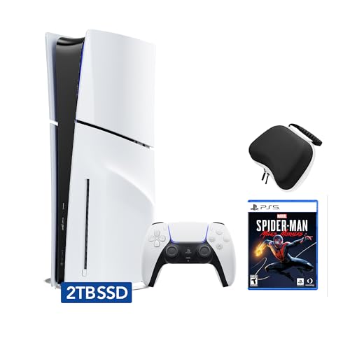 White 2TB SSD PS5 Slim Disc Gaming Console Z1060
