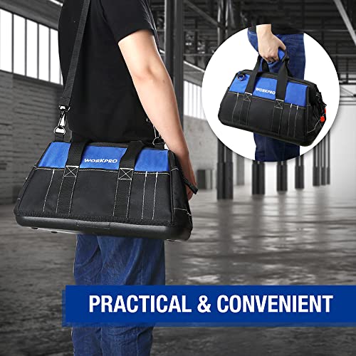 16-inch Wide Mouth Tool Bag with Water Proof Molded Base C671782