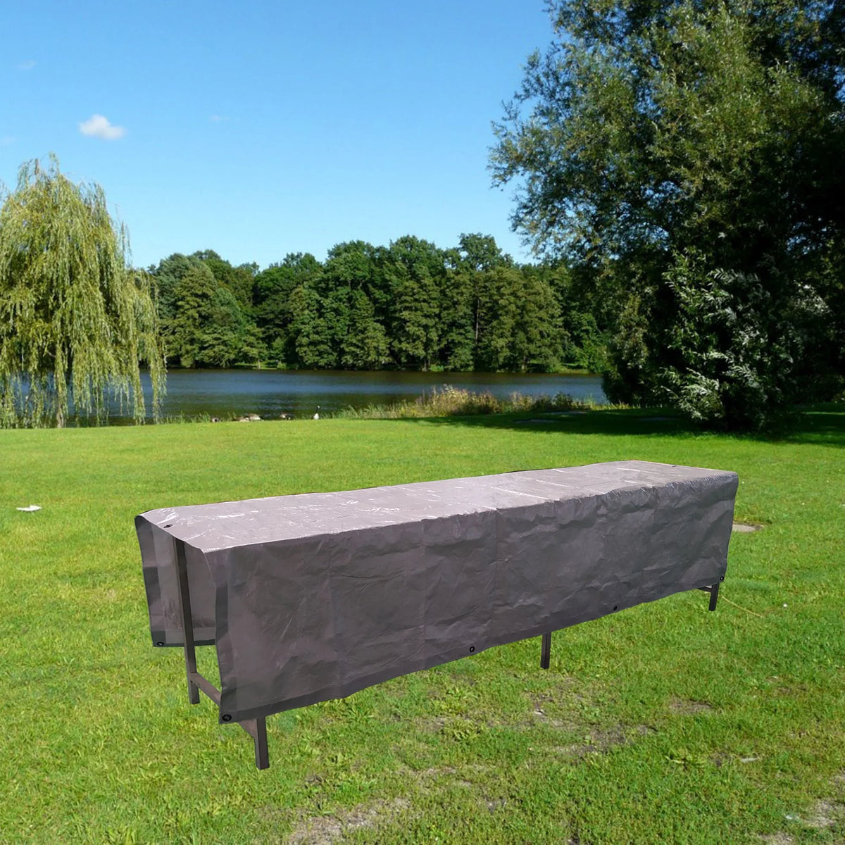 Weather Resistant 6 x 8 ft Polyethylene Tarp R60295