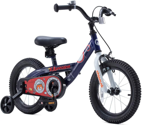 18 In Blue Steel Bike with Kickstand I83997