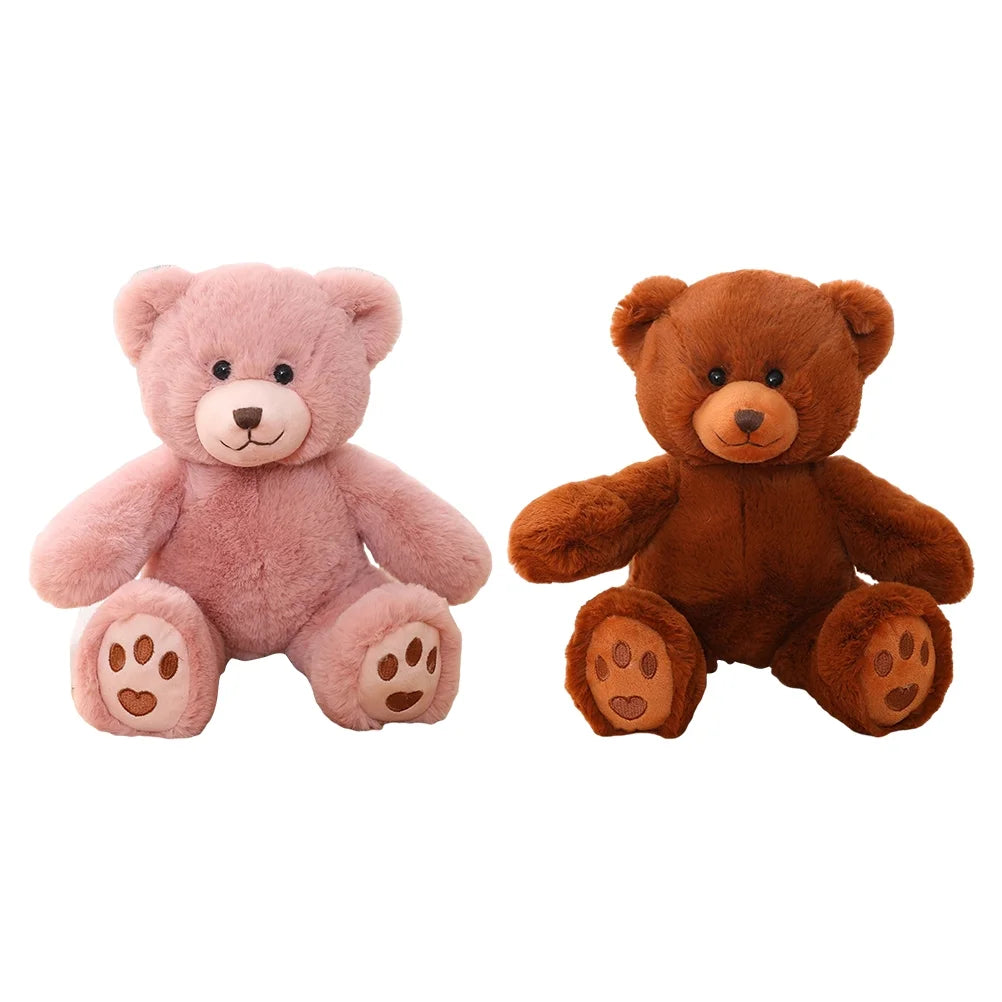 Teddy Bear Plush Toy with Pearl Chain Clasp U668