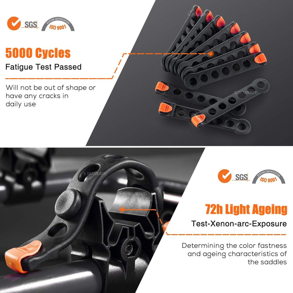 2 Bike Hitch Mount Double Foldable Rack J19262