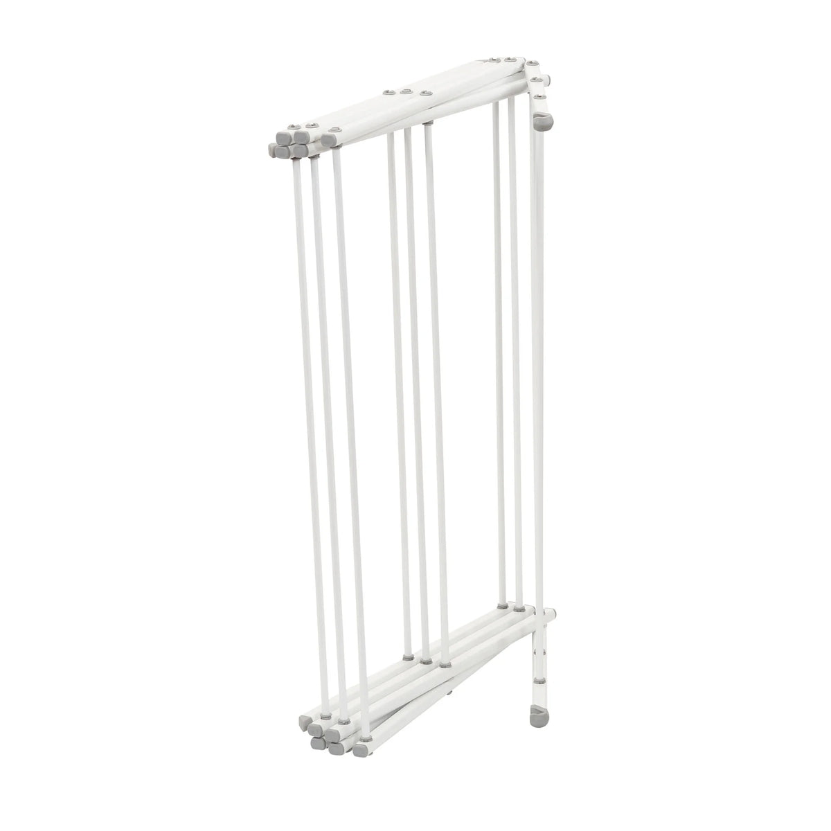 White Collapsible Metal Clothes Drying Rack E1384