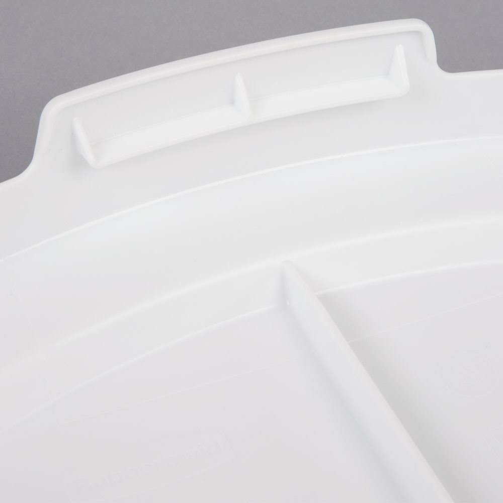 White Sliding Lid with 4-Cup Scoop F645