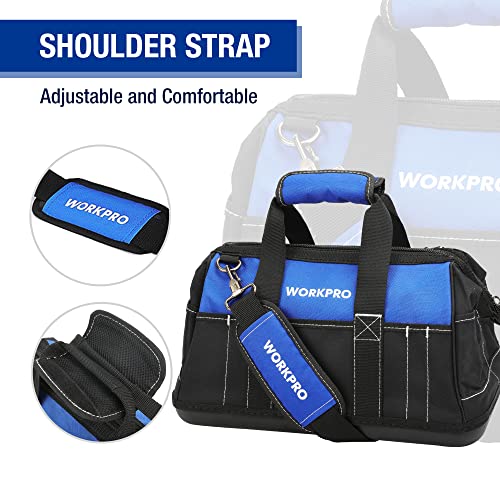 16-inch Wide Mouth Tool Bag with Water Proof Molded Base C671782