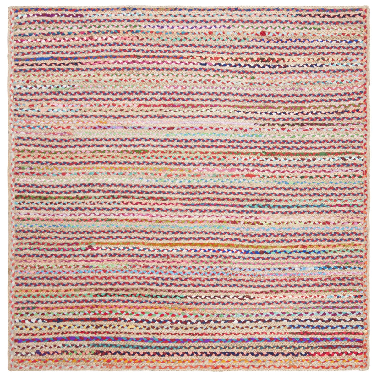 Handwoven Natural Multi Rug J42373