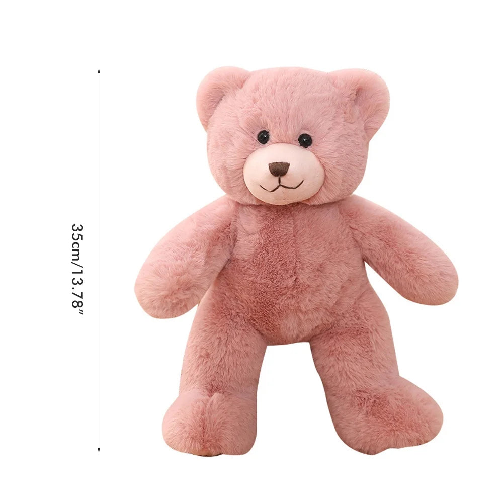 Teddy Bear Plush Toy with Pearl Chain Clasp U668