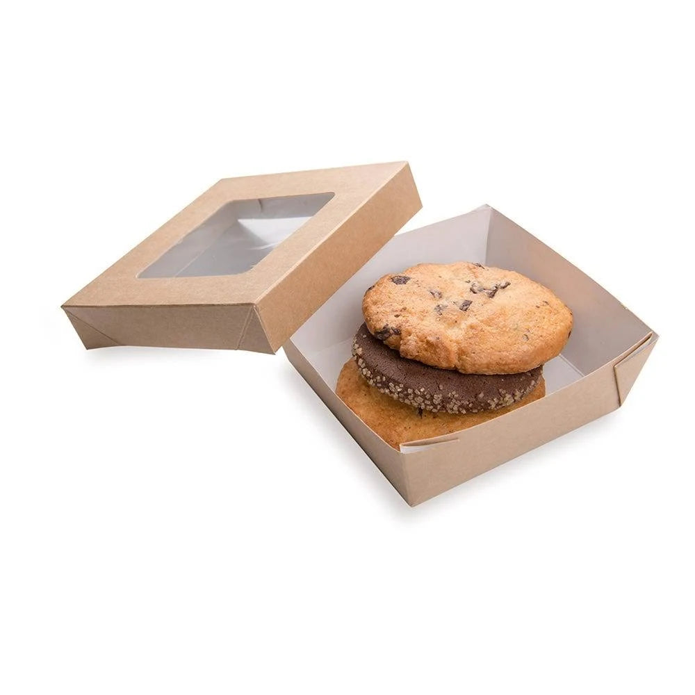 34 Ounces 200 Count Box Square Window Take Out Container O26700