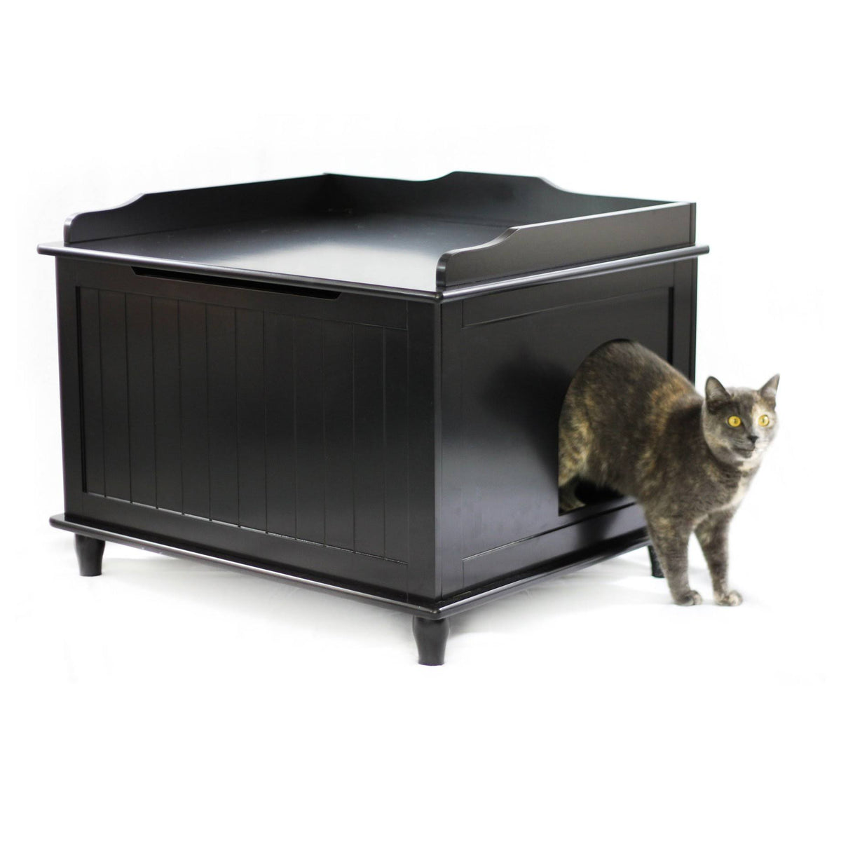 Black Jumbo Litter Box Enclosure L575