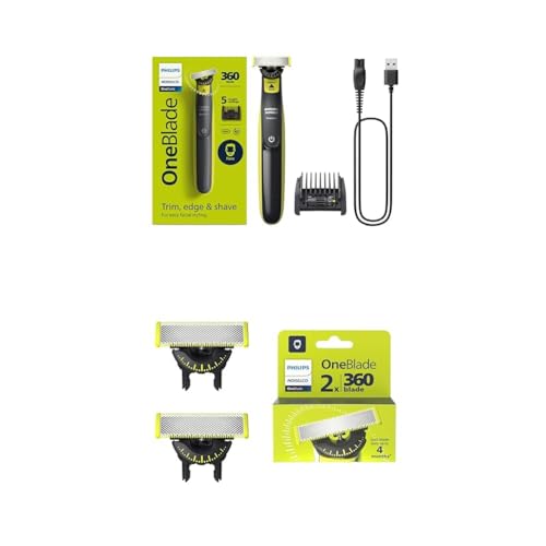 OneBlade 360 Hybrid Electric Trimmer & Shaver with Replacement Blades V48123