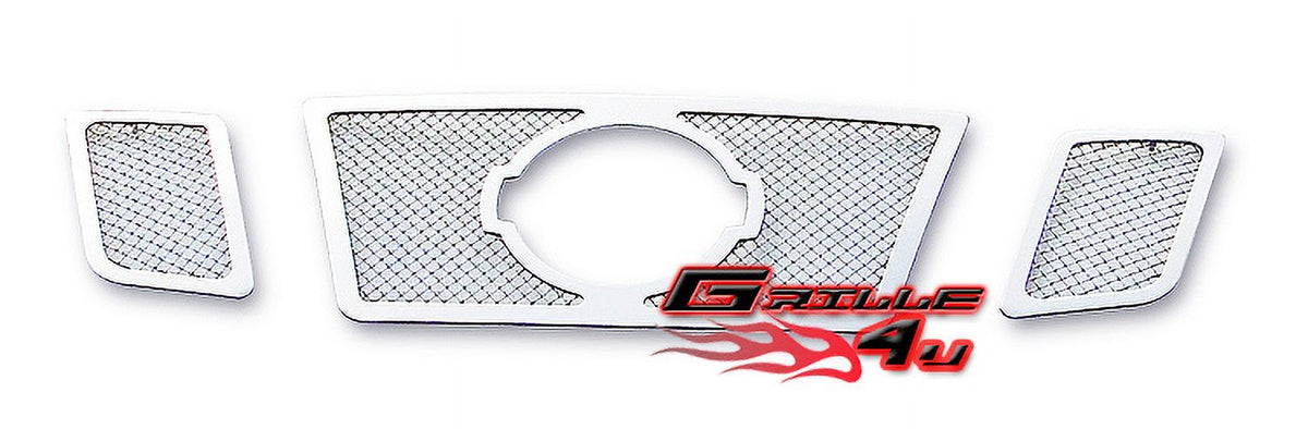 Chrome Mesh Grille Insert X4251