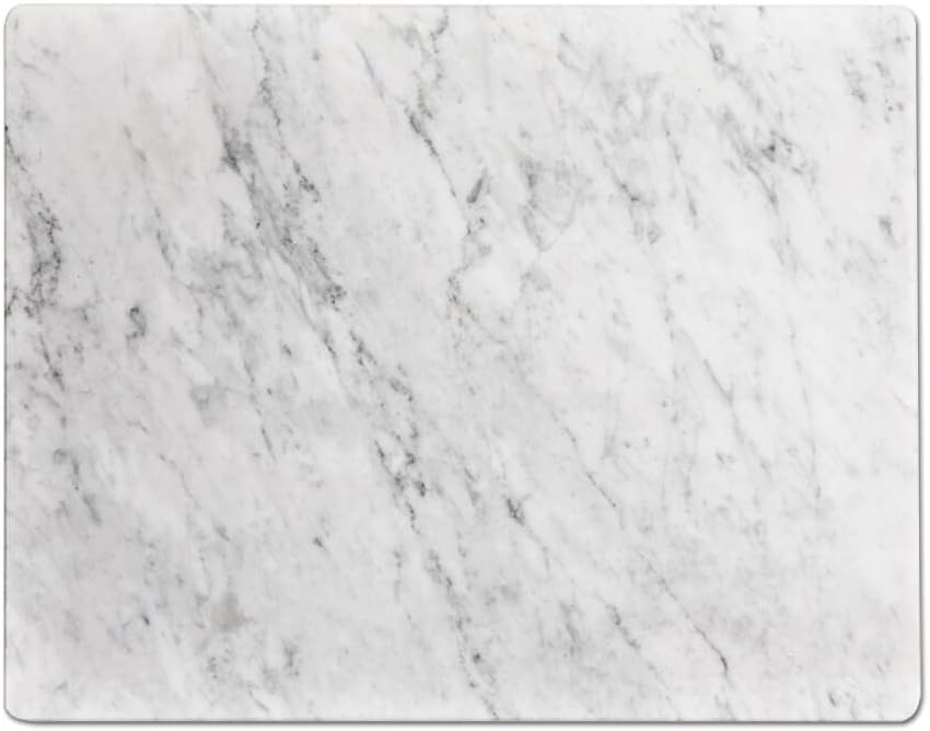 Natural Marble Pastry White Cheese And Cutting Serving Board 16x20 Inch Pack of 2 Q5577