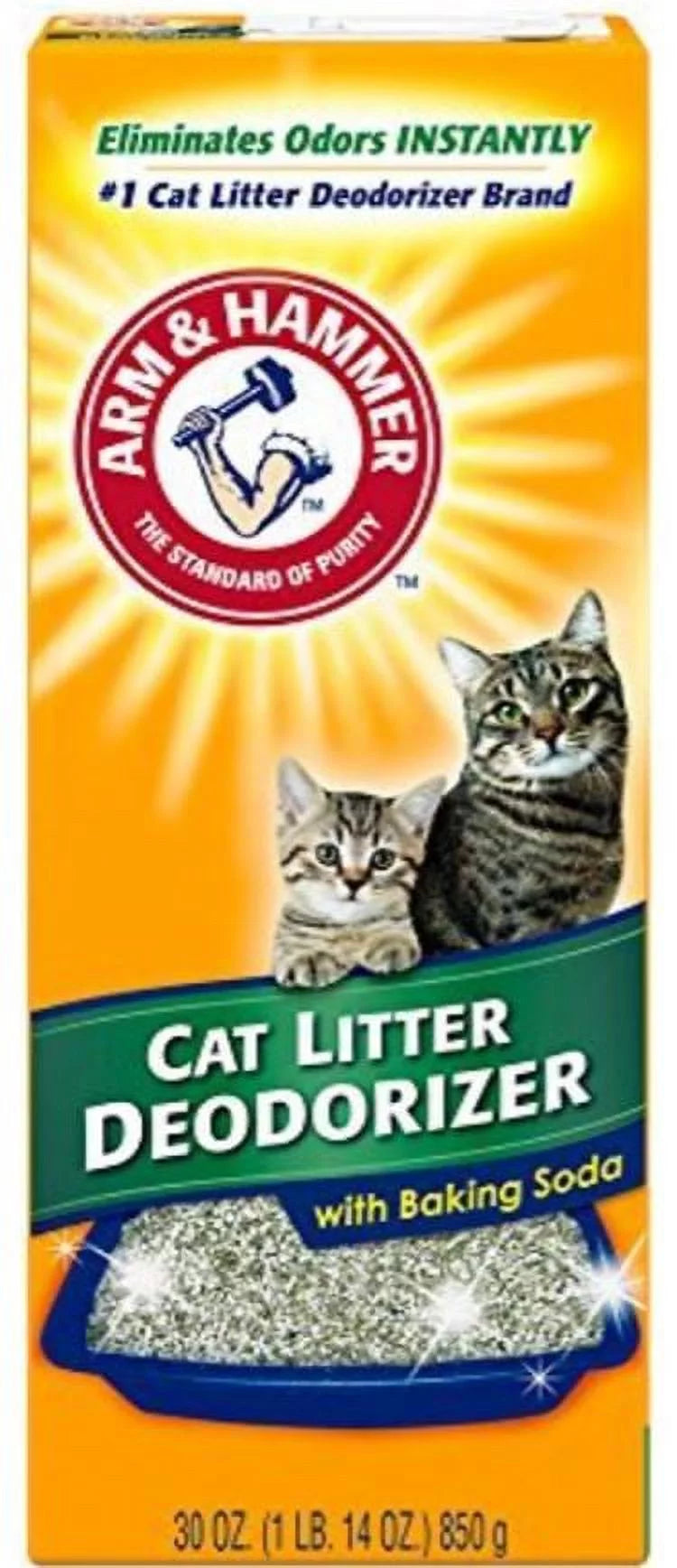 Cat Litter Deodorizer with Baking Soda, 30oz F485354