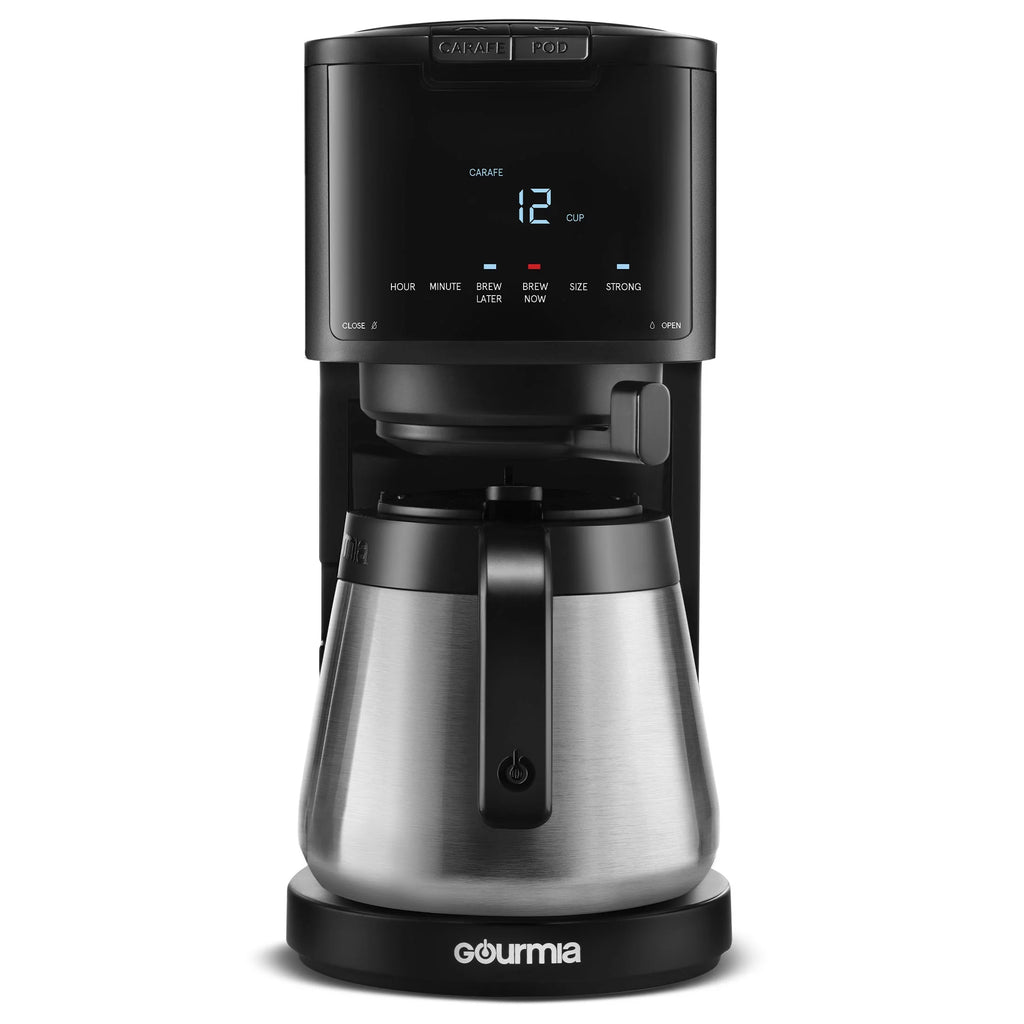 Single Serve + 12 Cup Drip Coffee Maker Thermal Carafe U4926