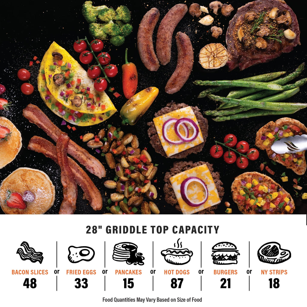 28" Propane Griddle with Hood W7177