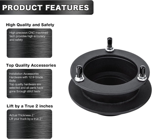 2 Front Leveling Lift Kits for 4WD Dodge Ram 1500 2500 3500 Trucks Q828913