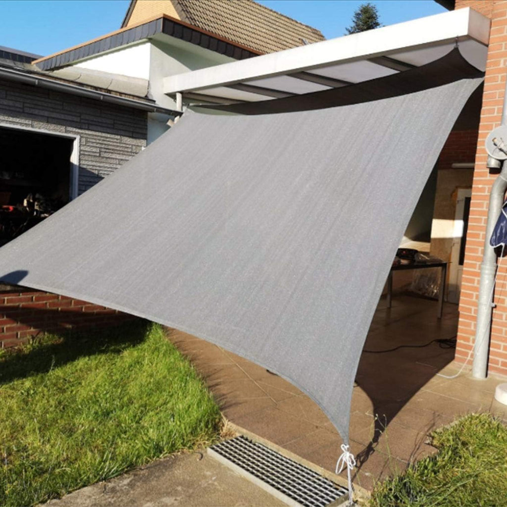 12'x16' Sand Rectangle Shade Sail UV Block Canopy M156917