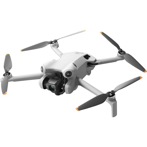 DJI Mini 4 Pro Drone Fly More Combo Plus with RC 2 Controller (With Screen) Folding Drone with 4K Video, Under 249g, 45 Mins Flight Time, Vision Sensing 3 Batteries Bundle with 2x 128GB Memory Card Z4410