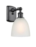 Matte Black 1 Light Sconce P292