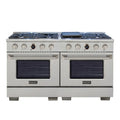 60 8 Burner Natural Gas Dual Fuel Range Stainless Steel N6700