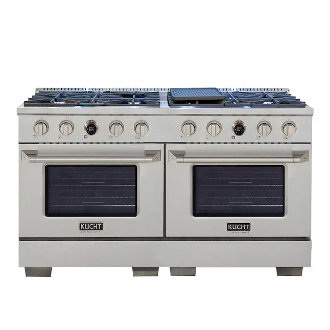 60 8 Burner Natural Gas Dual Fuel Range Stainless Steel N6700