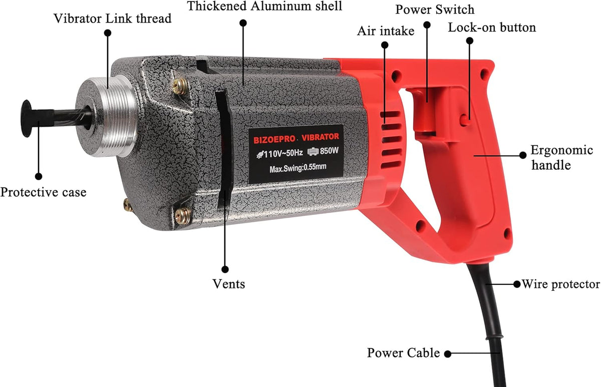 850W Electric Concrete Vibrator A31682