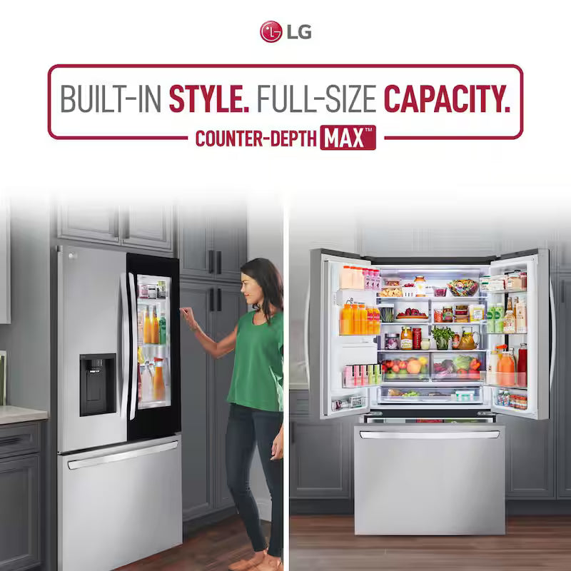 27 cu. ft. Smart Counter-Depth French Door Refrigerator with Internal Water Dispenser Z5162