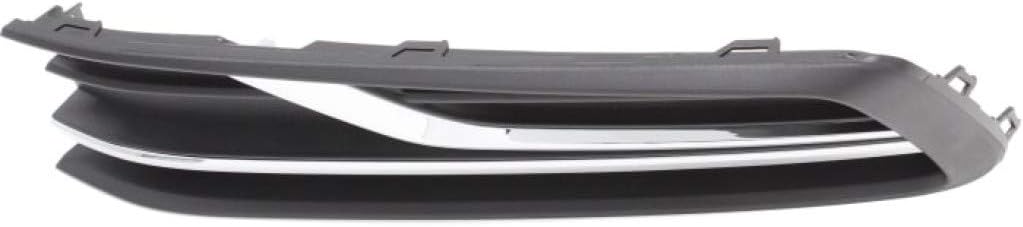 Fog Light Cover Grille Bezel Textured Black A895