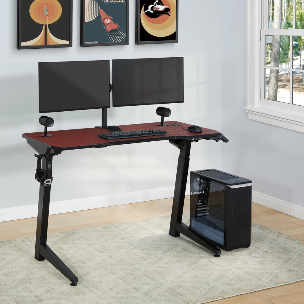 Red Electric Gaming Desk S326120