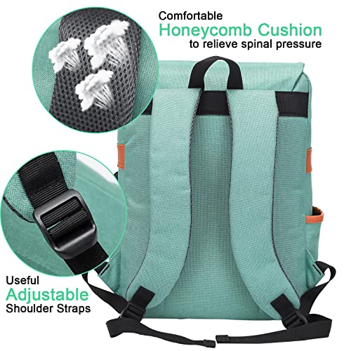 Grey Laptop Backpack with USB Charging Port G601604