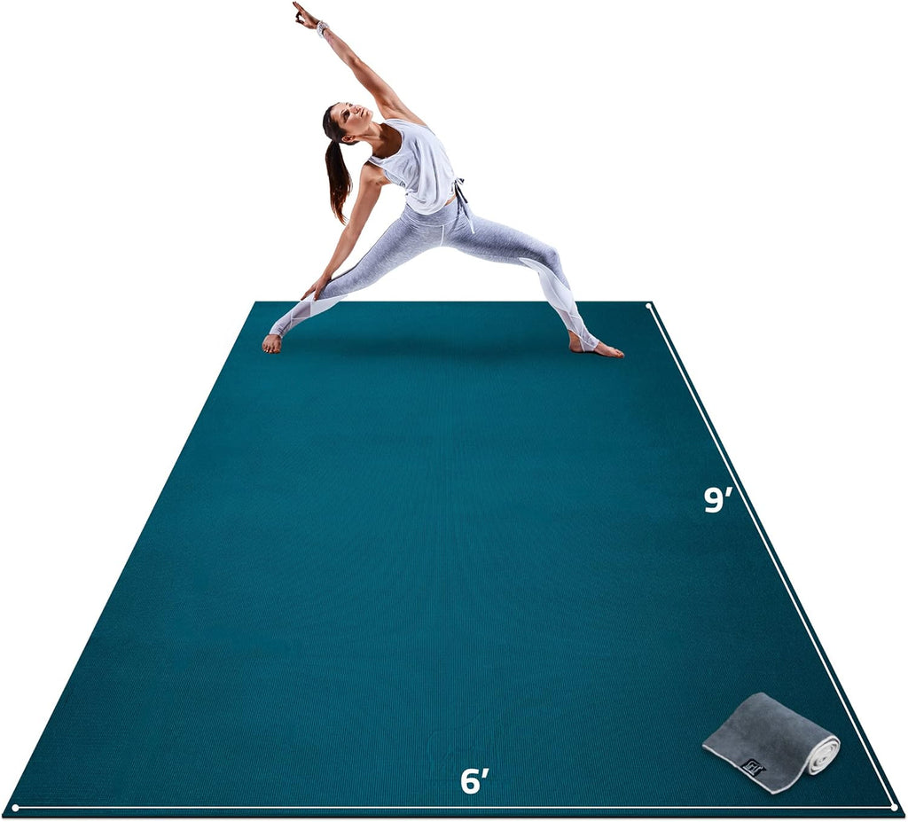 Extra Large 9' x 6' x 8mm Non-Slip Yoga Mat J1152