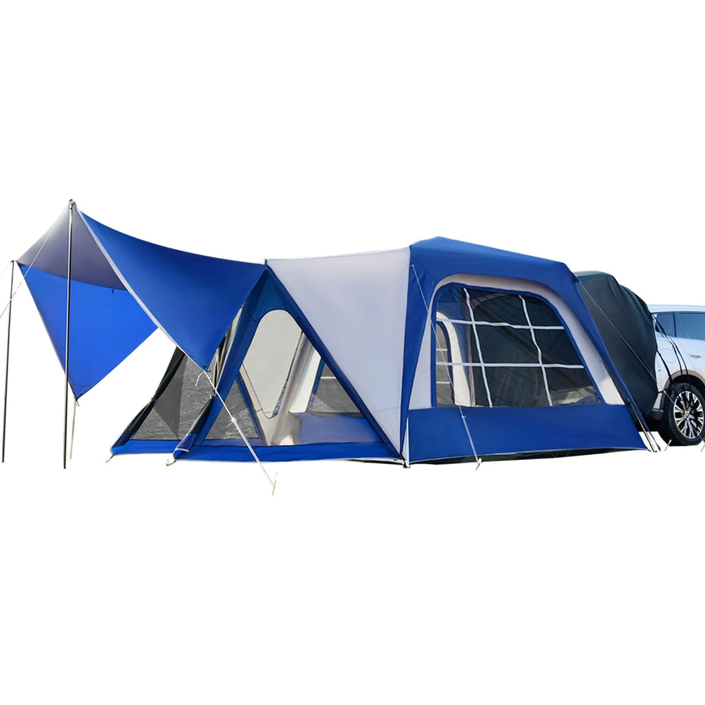 SUV Tent with Porch, 6-Person 10' x 10' Waterproof Car Camping Tent Y807