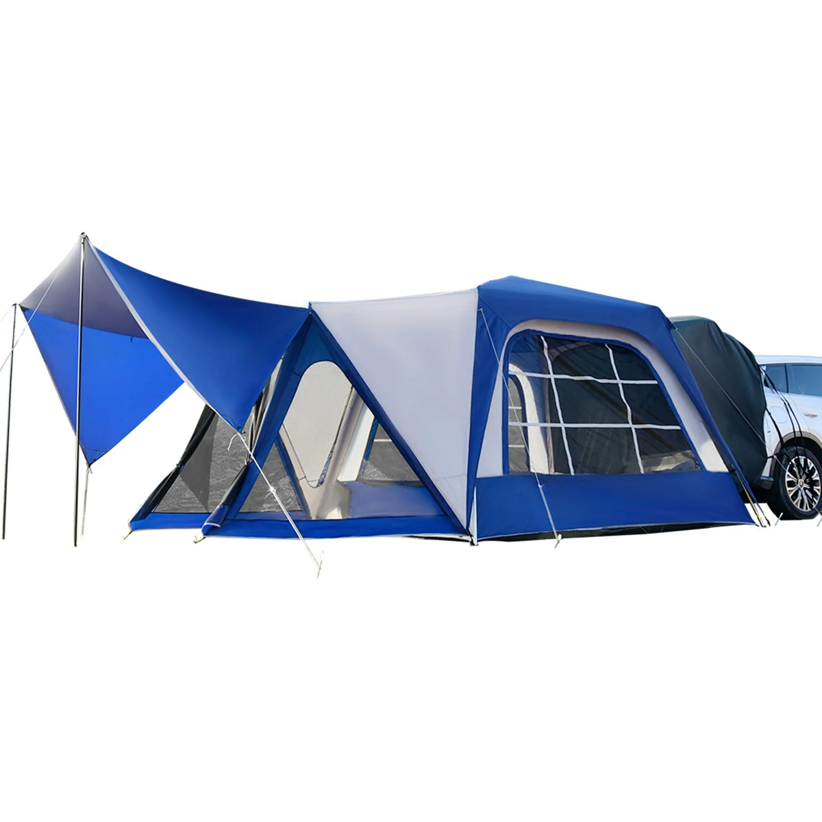 SUV Tent with Porch, 6-Person 10' x 10' Waterproof Car Camping Tent Y807
