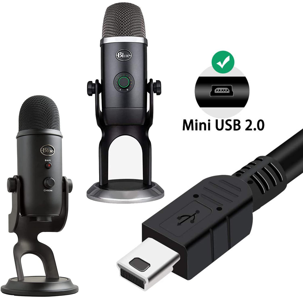Mini USB Charging Cable for Blue Yeti Microphone (3.3FT) L238