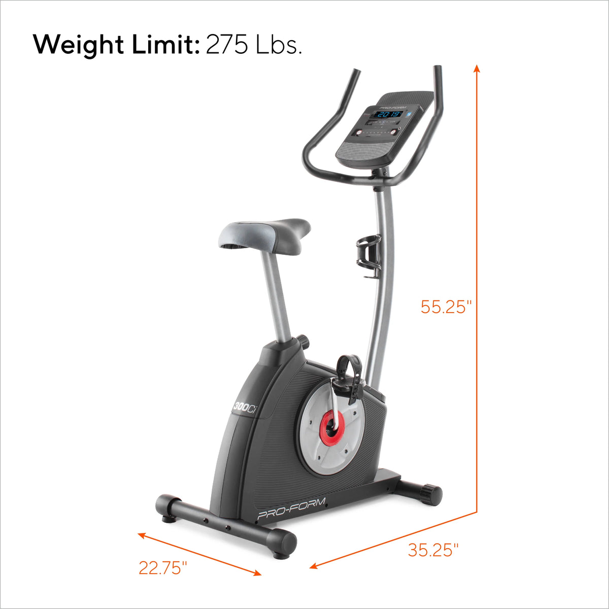 Upright Stationary Exercise Bike P9928