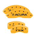 4 Caliper Covers Yellow T463643