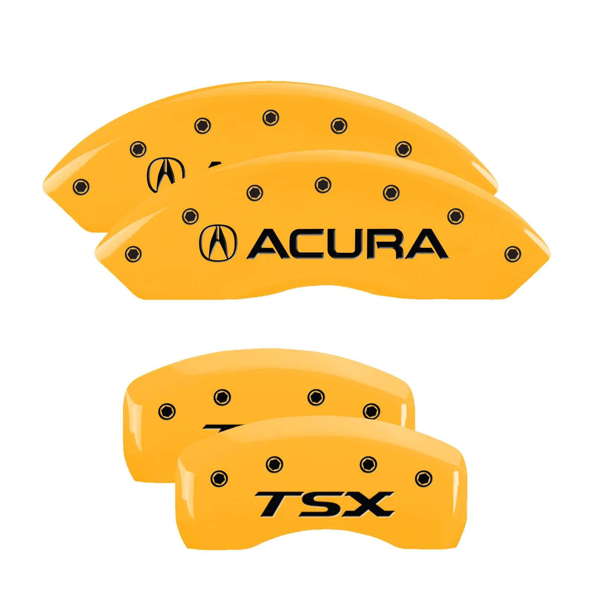 4 Caliper Covers Yellow T463643