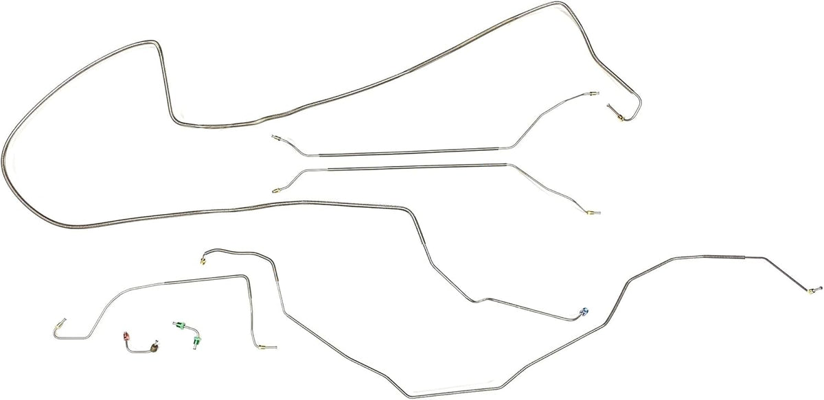 Stainless Brake Line Kit with Valve and Bracket F463