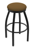 Black Wrinkle Finish Swivel Bar Stool F932482