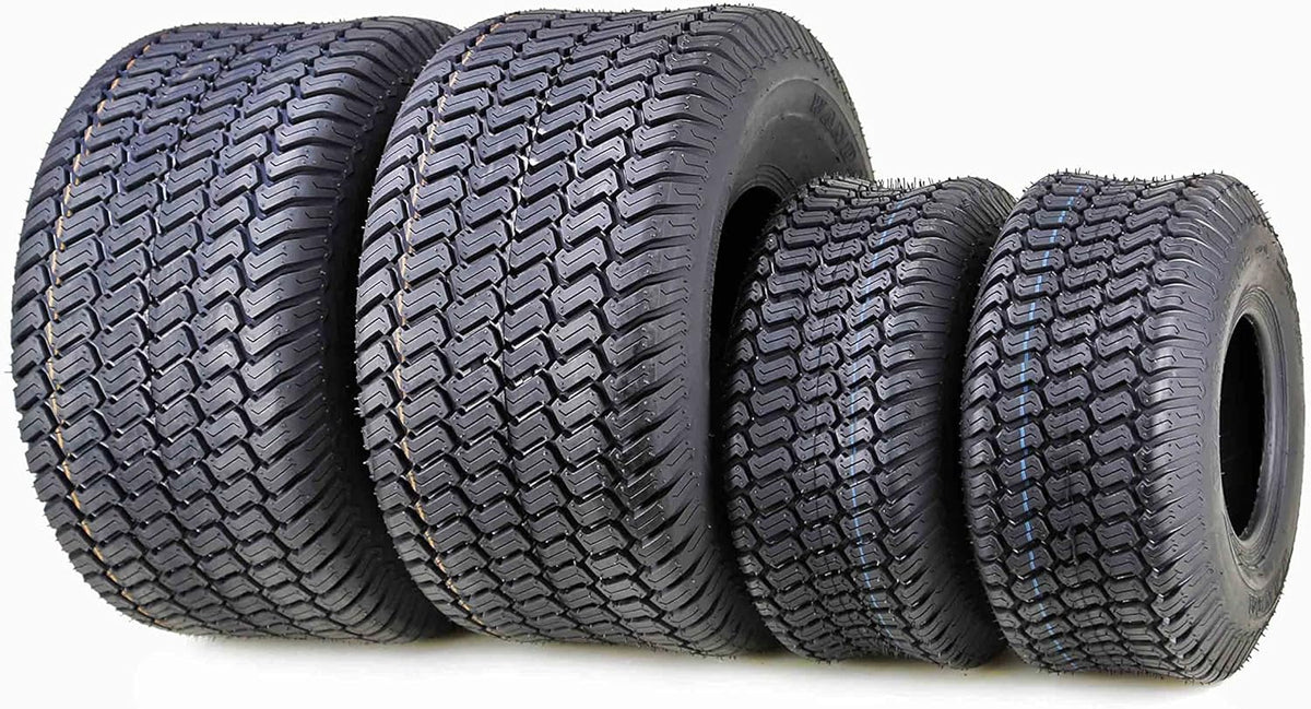 Set 2 13x5.00-6 Lawn Mower Utility Cart Turf Tires 4 ply Pack of 2 D338