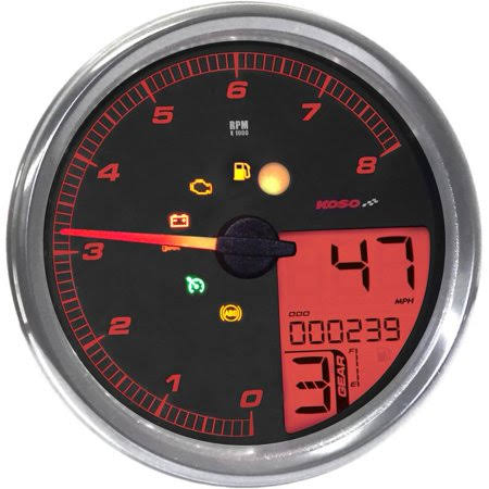 Multi-Function Tachometer/Speedometer O478