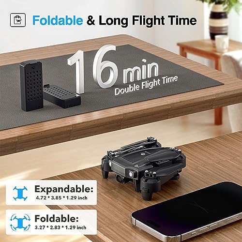 1080P Camera FPV Foldable Drone with 2 Batteries V279