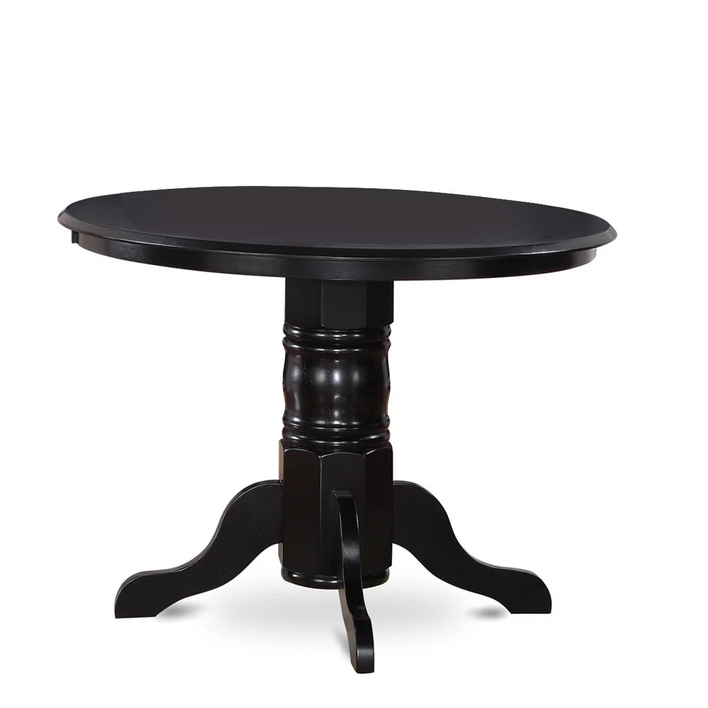 5-piece Wood Dining Set in Black/Dark Gotham Gray B261134