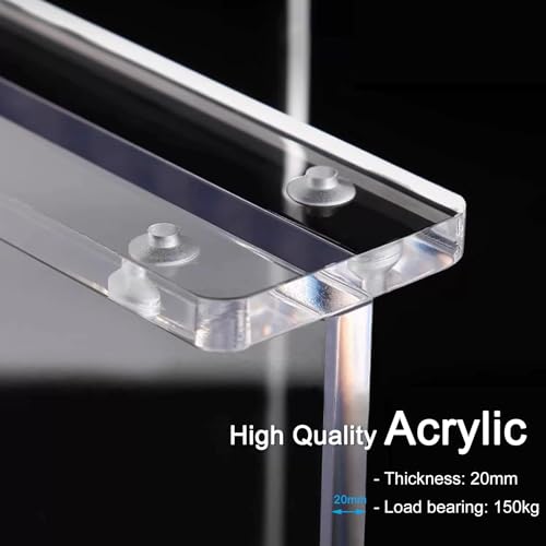 Acrylic Table Leg, 1 Pack, Height 70cm, Width 60cm X697452