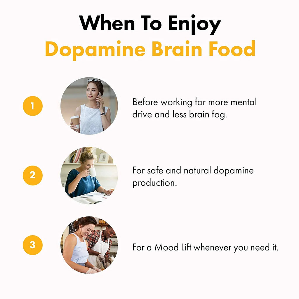 Dopamine Focus Supplement with L-Tyrosine, 60 Capsules T784